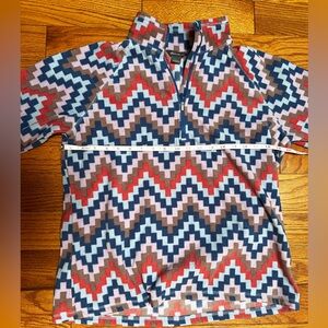Eddie Bauer Multicolor Chevron Sweater